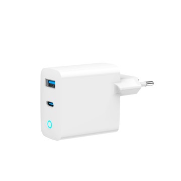 Gembird TA-UC-PDQC45L-W-01 mobile device charger Universal White AC Fast charging Indoor