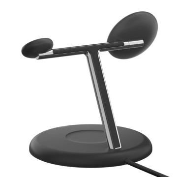Belkin WIZ023VFBK mobile device charger Headphones  Smartphone  Smartwatch Black USB Wireless charging Indoor