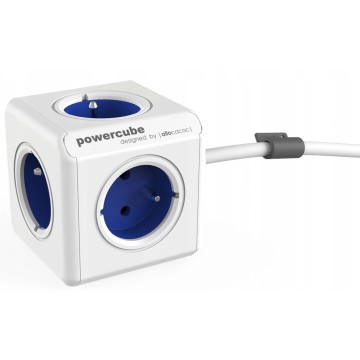 Allocacoc PowerCube Extended Type E power extension 1.5 m 5 AC outlet(s) Indoor Blue