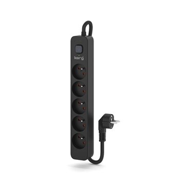 KERG power strip with circuit breaker-4 sockets 16A 5m
