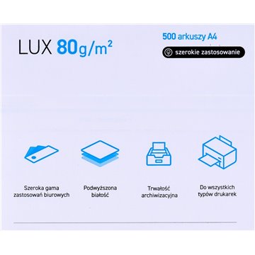 Paper photocopier office POLLUX (A4 80g/m2 500 pcs. Matte)