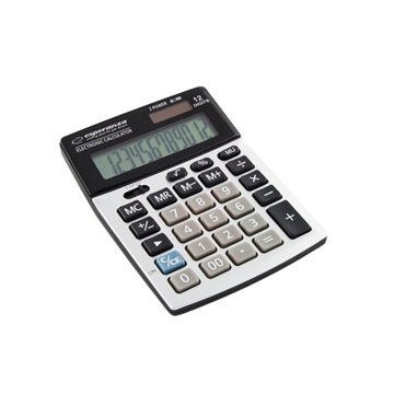 Esperanza ECL102 calculator  Black  Silver