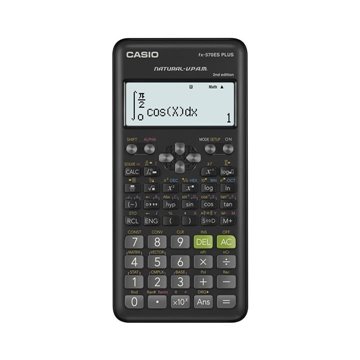 CASIO CALCULATOR SCIENTIFIC FX-570ESPLUS-2-B  417 FUNCTIONS  77X162MM  BLACK