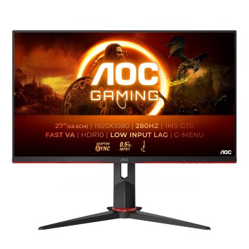AOC G2 27G2ZN3/BK computer monitor 68.6 cm (27 ) 1920 x 1080 pixels Full HD LCD Black  Red