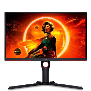 AOC G3 25G3ZM/BK computer monitor 62.2 cm (24.5 ) 1920 x 1080 pixels Full HD Black  Red