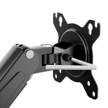 Maclean 2 monitor mount  gas spring  13 -27   7kg  black  MC-861N