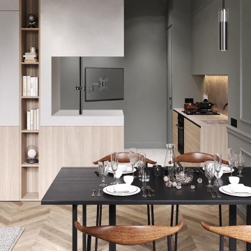 Maclean LCD monitor desk mount  VESA 75x75 and 100x100  17-32  9kg  MC-751N