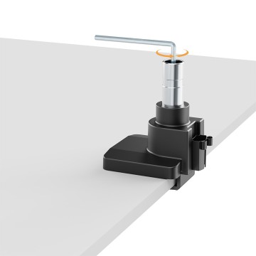 Maclean MC-968 Double Arm Monitor Mount with Gas Spring 17-57  27 kg Heavy Duty Sturdy Full Motion Holder Bracket Max VESA 200x2