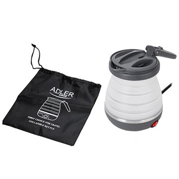 Adler AD 1279 electric kettle 0.6 L 750 W Black  White