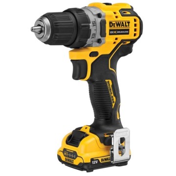 DEWALT DCD701D2-QW Cordless Drill 2x 12V 2Ah XR TSTAK Black  Yellow