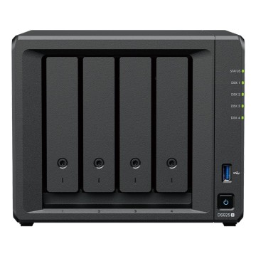 Synology DiskStation DS925+ NAS/storage server Ryzen Embedded V1500B 4 GB DDR4 0 TB Black