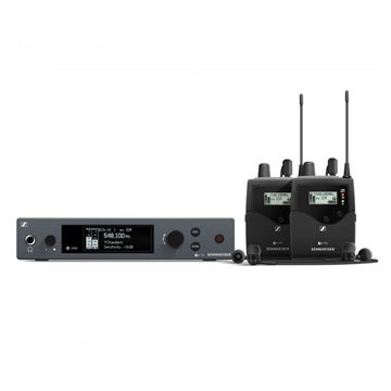 Sennheiser EW IEM G4-twin-A - Audio feedback set with two receivers (stage listening) 516-558 MHz