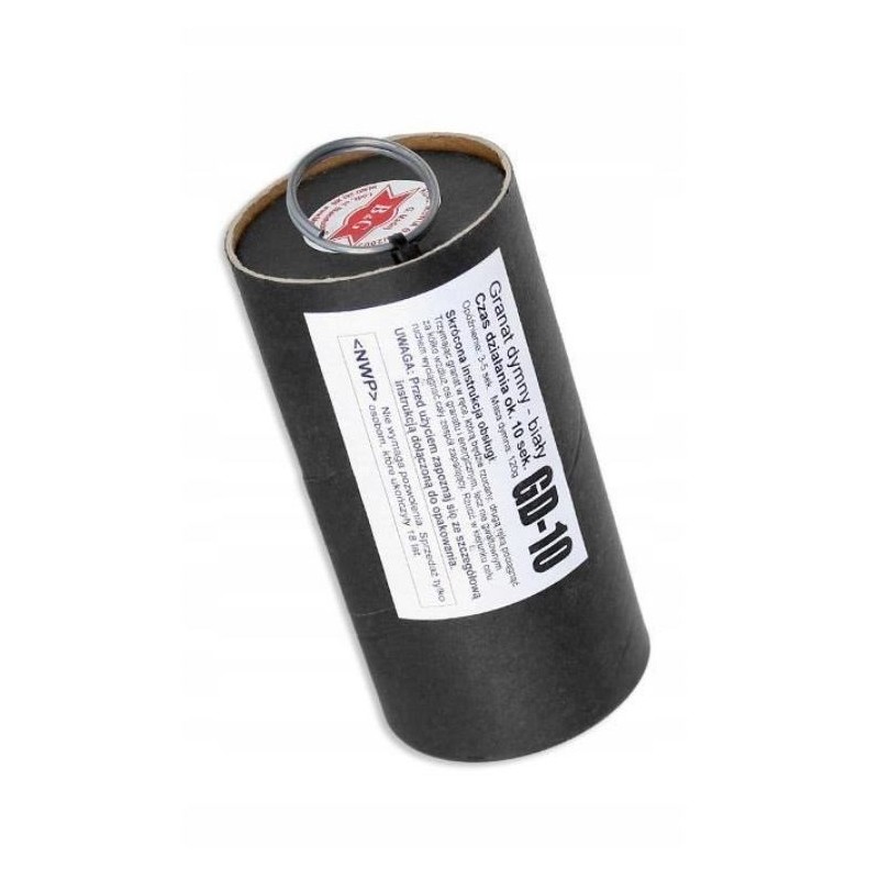 B&G GD-10 Smoke White Smoke Grenade for Airsoft Training B&G GD-10 Smoke White Smoke Grenade for Airsoft Training