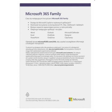 Microsoft 365 Family (6 users 12 months) (EP2-32382)