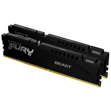 Kingston Technology FURY Beast 128GB 5600MT/s DDR5 CL36 DIMM (Kit of 2) Black