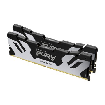 Kingston Technology FURY 96GB 6400MT/s DDR5 CL32 DIMM (Kit of 2) Renegade Silver XMP