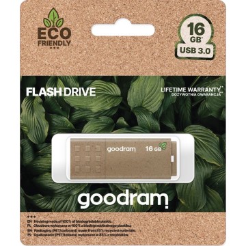 GOODRAM FLASHDRIVE 16 GB ECO FRIENDLY USB 3.0 RE