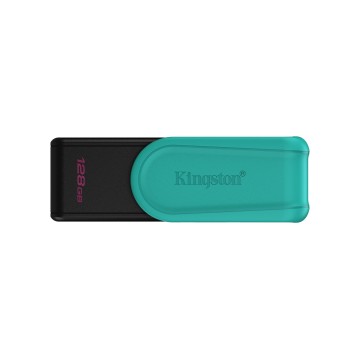 Kingston Technology DataTraveler 128GB Portable USB 3.2 Gen 1 Exodia S (Black/Turquoise)