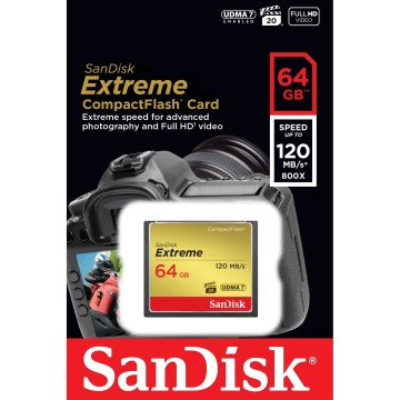 SanDisk CF Extreme 64GB CompactFlash