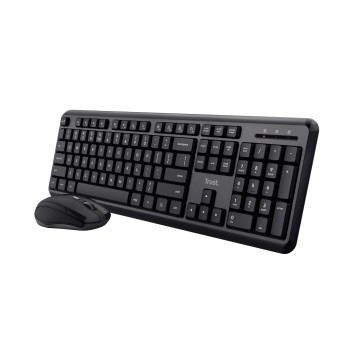 Trust TKM-350 - set (keyboard + mouse)  universal RF  black