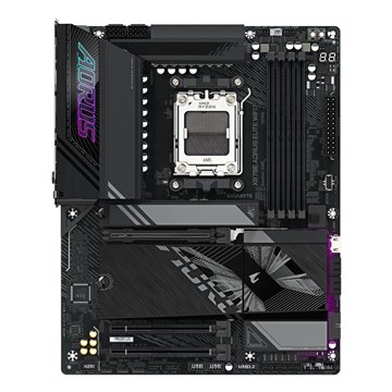 GIGABYTE X870E AORUS ELITE WIFI7 Motherboard - Supports AMD Ryzen 9000 CPUs  16+2+2 Phases Digital VRM  up to 8000Hz DDR5 (OC)  