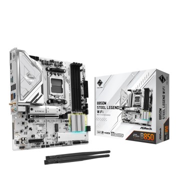 Asrock B850M Steel Legend WiFi AMD B850 Socket AM5 micro ATX