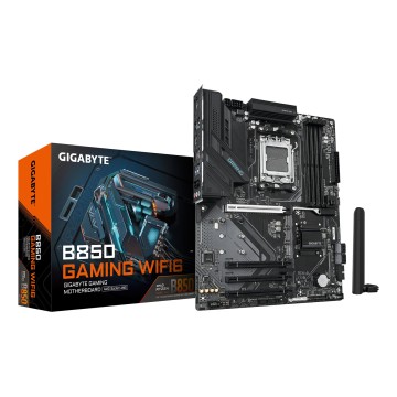 GIGABYTE B850 GAMING WIFI6 Motherboard - AMD Ryzen 9000 Series CPUs  6+2+2 Phasen Digital VRM  up to 8200MHz DDR5 (OC)  1xPCIe 5