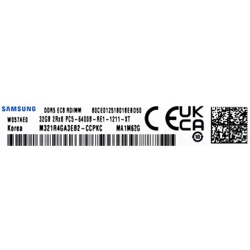 Samsung M321R4GA3EB2-CCP memory module 32 GB 1 x 32 GB DDR5 ECC
