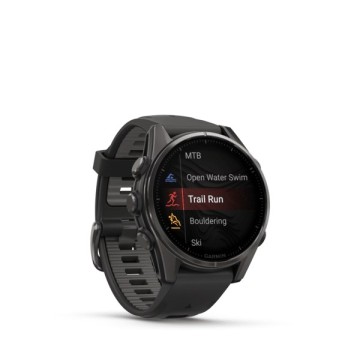 Garmin fenix 8 3.3 cm (1.3 ) AMOLED 43 mm Digital 416 x 416 pixels Touchscreen Black Wi-Fi GPS (satellite)