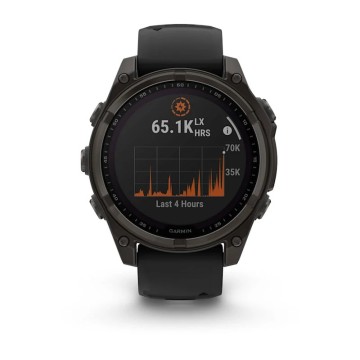 Garmin fenix 8 3.3 cm (1.3 ) 51 mm Digital 260 x 260 pixels Touchscreen Titanium Wi-Fi GPS (satellite)