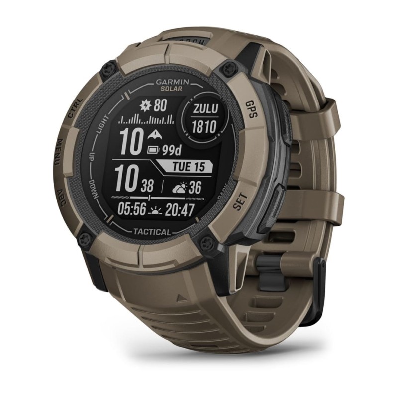 Garmin Instinct 2X Solar Tactical Edition 2.79 cm (1.1 ) MIP 50 mm Digital 176 x 176 pixels Touchscreen Green GPS (satellite) Garmin Instinct 2X Solar Tactical Edition 2.79 cm (1.1 ) MIP 50 mm Digital 176 x 176 pixels Touchscreen Green GPS (satellite)