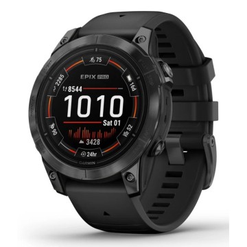 Garmin epix Pro (Gen 2) 3.3 cm (1.3 ) AMOLED 47 mm Digital 416 x 416 pixels Touchscreen Grey Wi-Fi GPS (satellite)