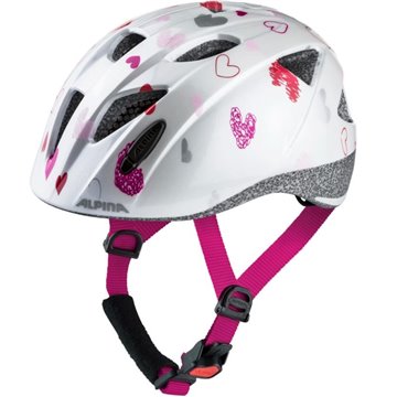 Bike helmet Alpina Ximo  white in hearts  49-54