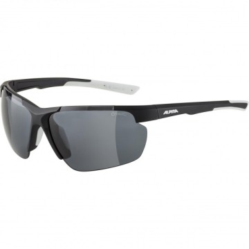 Alpina Sports DEFEY HR Running glasses Semi rimless Black  White