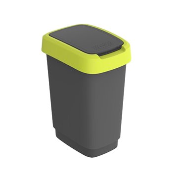 ROTHO Twist Lime - trash bin – 10l