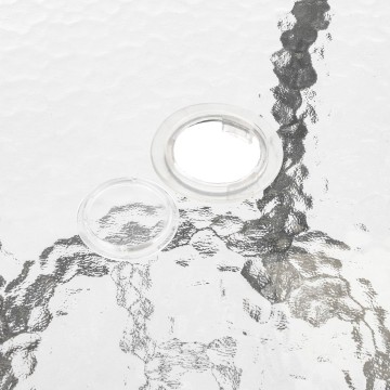 Garden table with glass top JUPITER 90cm