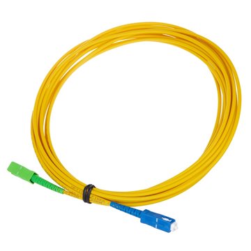 Maclean fiber optic patchcord cable  SC/APC-SC/UPC SM 9/125 LSZH  single-mode  length 15m  simplex  G657A2  MCTV-405
