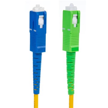Maclean fiber optic patchcord cable  SC/APC-SC/UPC SM 9/125 LSZH  single-mode  length 15m  simplex  G657A2  MCTV-405