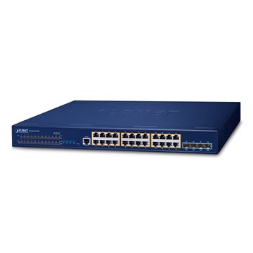 PLANET Layer 3 24-Port 10/100/1000T Managed L3 Gigabit Ethernet (10/100/1000) 1U Blue