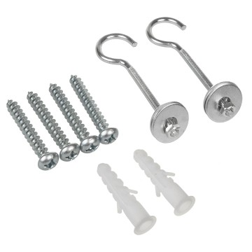 Maclean MC-923 Set of 2 hangers for projection screens  max. load 25KG (for set)  steel