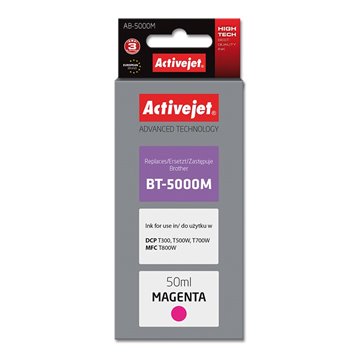 Activejet AB-5000M Ink Bottle (Replacement for Brother BT-5000M Supreme 50 ml magenta)