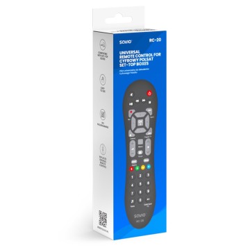 Savio RC-20 remote control IR Wireless DTV  TV Press buttons