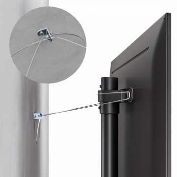 Maclean TV floor stand bracket  32-70   max. VESA 400x400  max. 40kg  MC-494