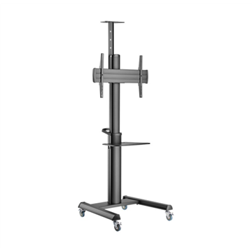 Gembird TVS-70T-02 Aluminum TV floor stand with caster wheels  37  - 70   black