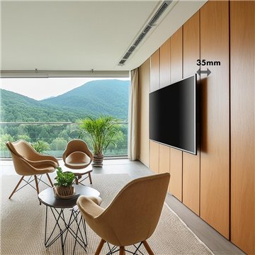 Maclean TV MC-419 Wall Mount Bracket 32 -100  VESA 600x400 45kg Tilting Universal Adjustable Spirit Level Accessories Flat Heavy