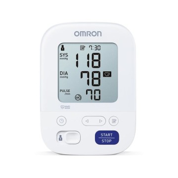 Omron M3 COMFORT Upper Arm Blood Pressure Monitor + Power Supply Gift Set