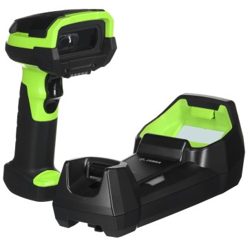 Zebra LI3678-SR Handheld bar code reader 1D Black  Green