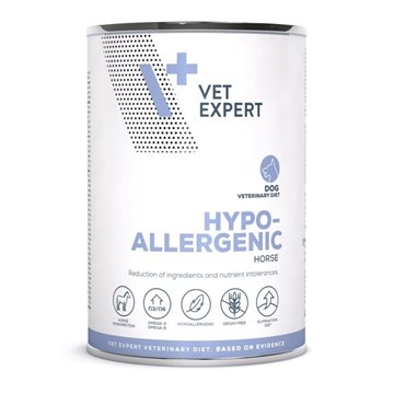 VET EXPERT Hypoallergenic Horse - wet dog food - 400g