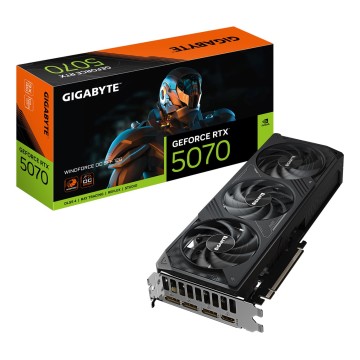 GIGABYTE GeForce RTX 5070 WINDFORCE OC SFF 12G Graphics Card - 12GB GDDR7  192bit  PCI-E 5.0  2542 MHz Core Clock  3 x DP 2.1a  