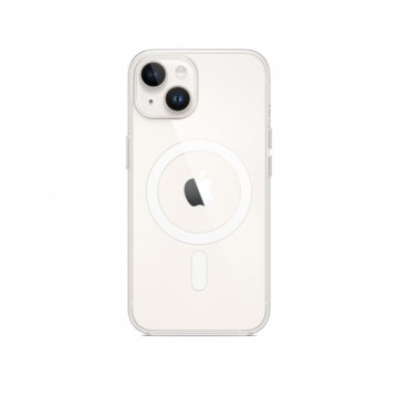 Custodia con Magsafe in Silicone per iPhone 14 - Trasparente